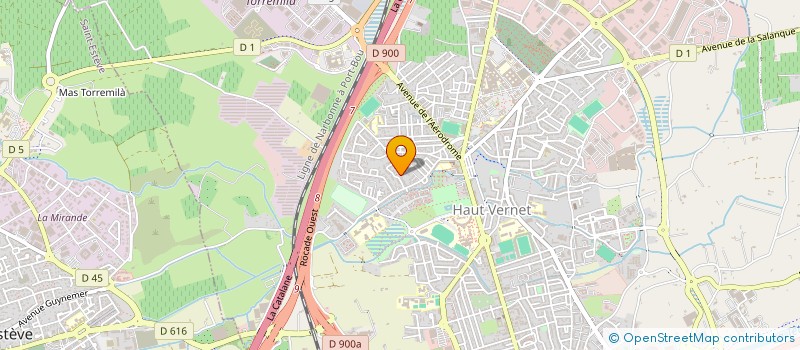 localisation de l'entreprise SCI SGE à PERPIGNAN