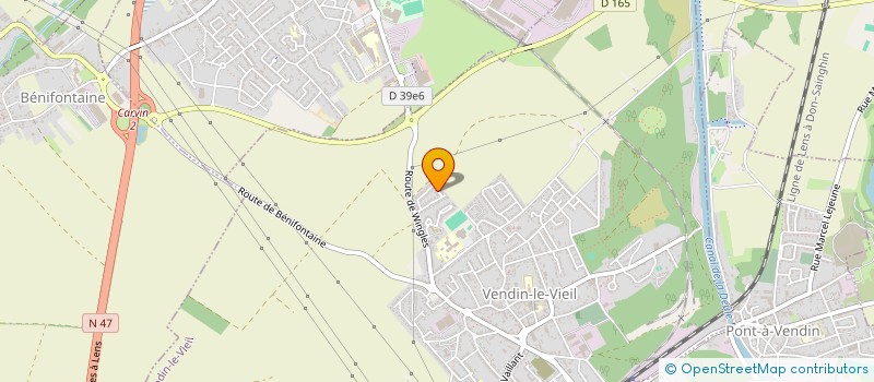 localisation de l'entreprise SCI SGE  VENDIN-LE-VIEIL