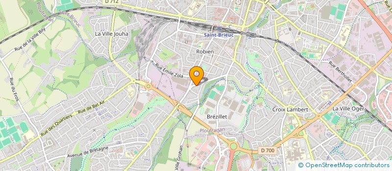 localisation de l'entreprise SCI SGELM à SAINT-BRIEUC