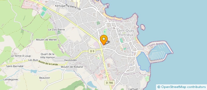 localisation de l'entreprise SCI SGFG  SAINT-QUAY-PORTRIEUX