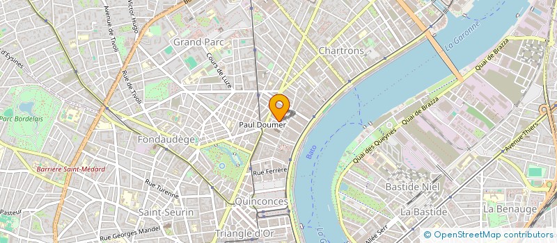 localisation de l'entreprise SCI SGG SURSON  BORDEAUX