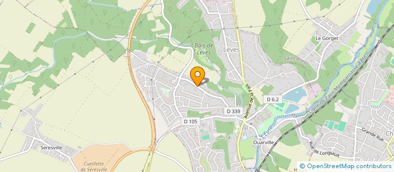 localisation de l'entreprise SCI SGH IMMOBILIER à LEVES