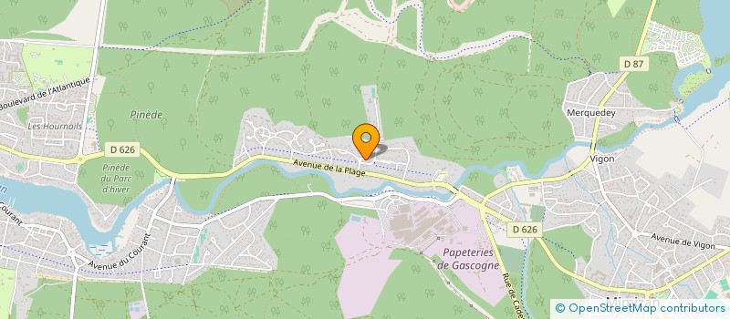 localisation de l'entreprise SCI SGL  MIMIZAN