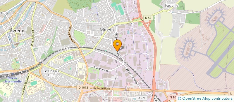 localisation de l'entreprise SCI SGLCGL  EVREUX