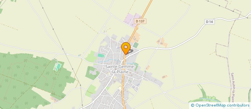 localisation de l'entreprise SCI SGLP IMMO  SAINTE-GEMME-LA-PLAINE