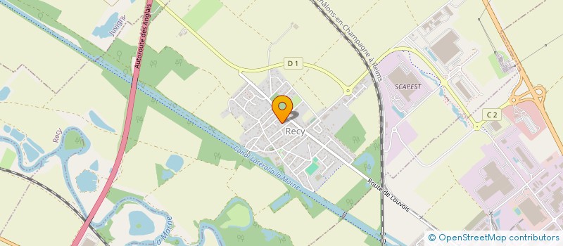 localisation de l'entreprise SCI SGLVIMMO  RECY