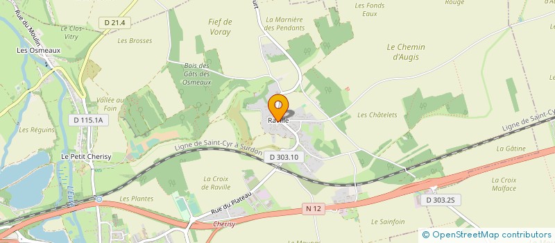 localisation de l'entreprise SCI SGM à CHERISY