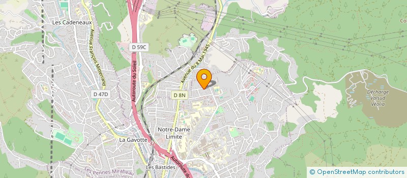 localisation de l'entreprise SCI SGM à MARSEILLE