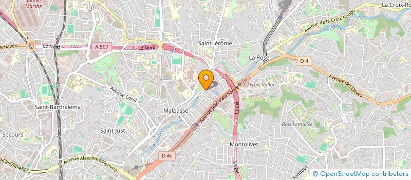 localisation de l'entreprise SCI SGM à MARSEILLE