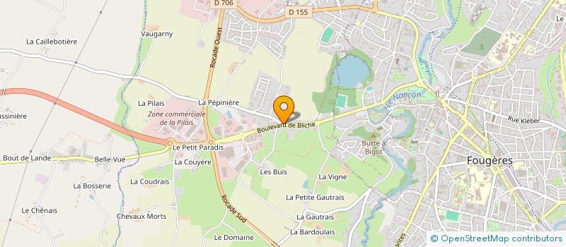 localisation de l'entreprise SCI SGODA  LECOUSSE