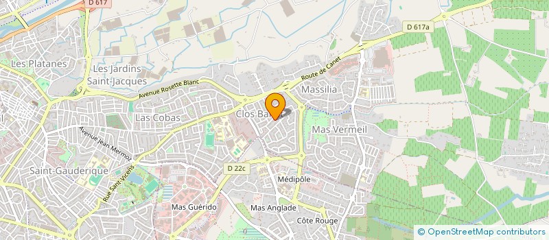 localisation de l'entreprise SCI SGP à PERPIGNAN
