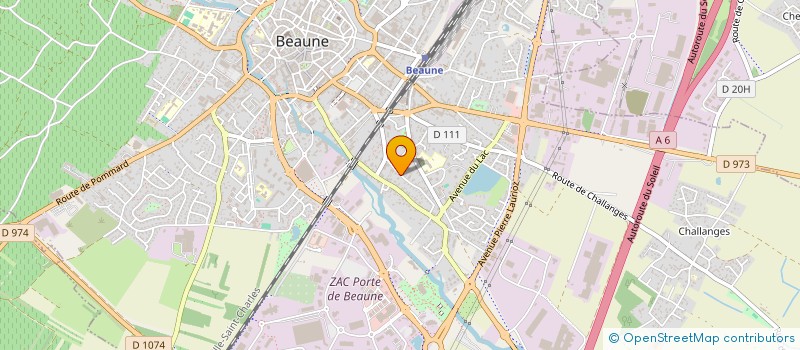 localisation de l'entreprise SCI SGPB à BEAUNE