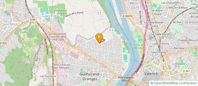 localisation de l'entreprise SCI SGPC à GUILHERAND-GRANGES