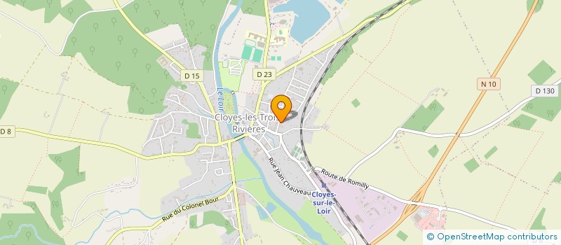 localisation de l'entreprise SCI SGPP à CLOYES-LES-TROIS-RIVIERES