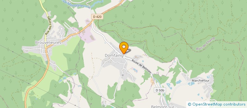 localisation de l'entreprise SCI SGR  DOMFAING