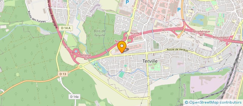 localisation de l'entreprise SCI SGRAFFITO  TERVILLE