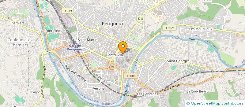 localisation de l'entreprise SCI SGS à PERIGUEUX