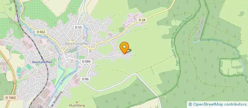 localisation de l'entreprise SCI SGS  REICHSHOFFEN