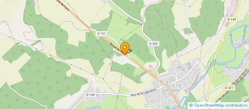 localisation de l'entreprise SCI SGS IMMO  FLEURY-SUR-ANDELLE