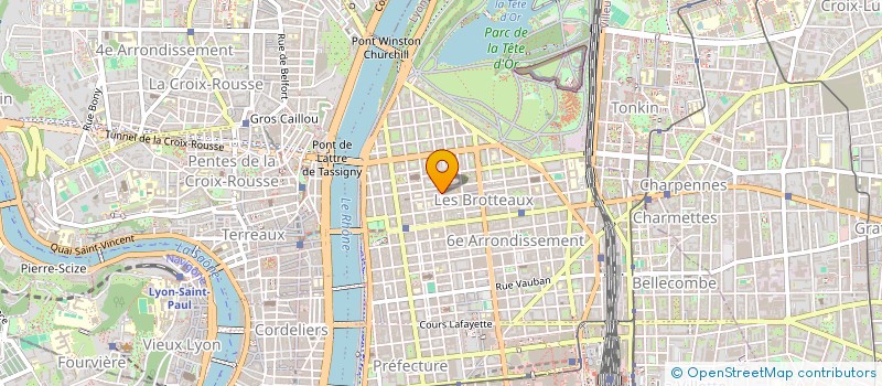 localisation de l'entreprise SCI SGUAGLIA INVESTISSEMENTS  LYON