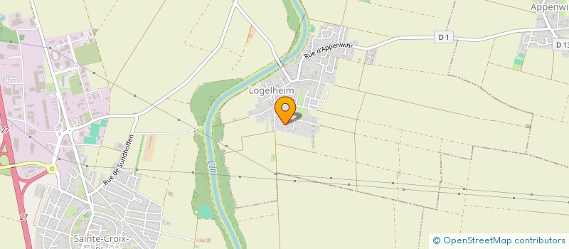 localisation de l'entreprise SCI SH 2009  LOGELHEIM