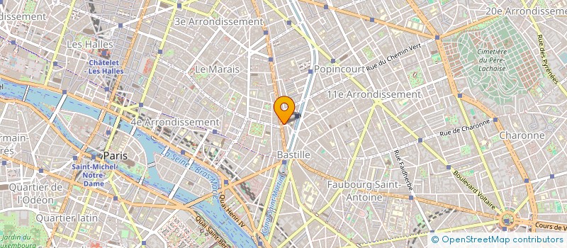 localisation de l'entreprise SCI SH  PARIS