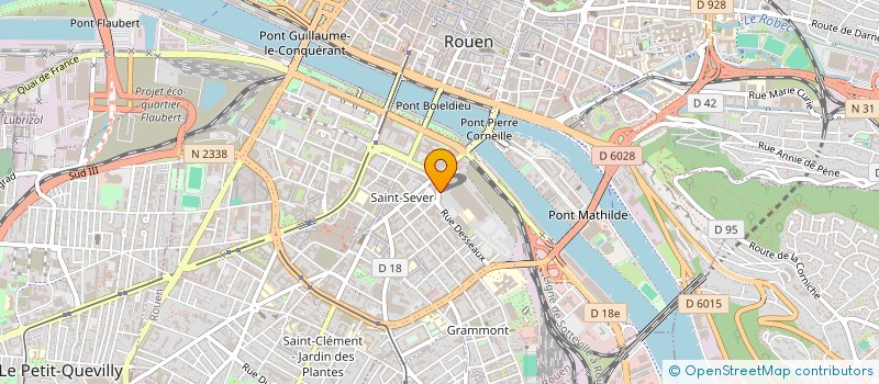 localisation de l'entreprise SCI SH CITY à ROUEN