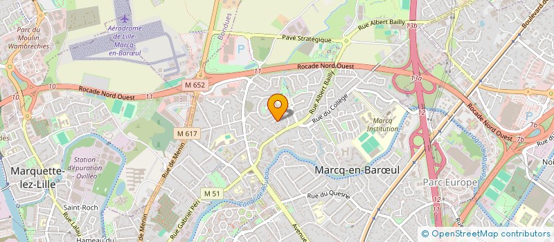 localisation de l'entreprise SCI SH2E à MARCQ-EN-BARŒUL