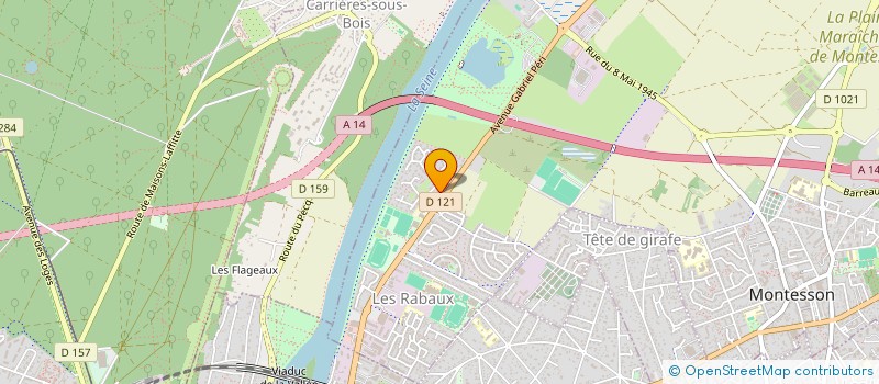 localisation de l'entreprise SCI SH2M  MONTESSON