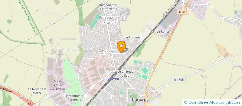 localisation de l'entreprise SCI SHABAN  LOUVRES