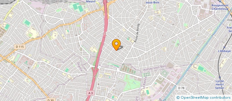 localisation de l'entreprise SCI SHABNAM  AULNAY-SOUS-BOIS