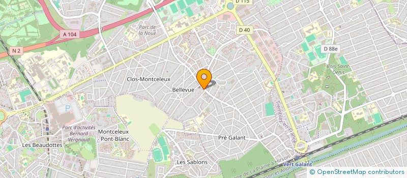 localisation de l'entreprise SCI SHADEN75 à VILLEPINTE