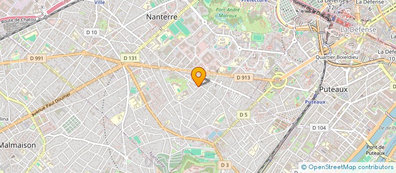 localisation de l'entreprise SCI SHADIA  NANTERRE