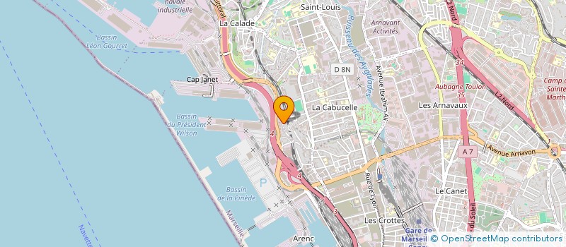 localisation de l'entreprise SCI SHADOCK à MARSEILLE