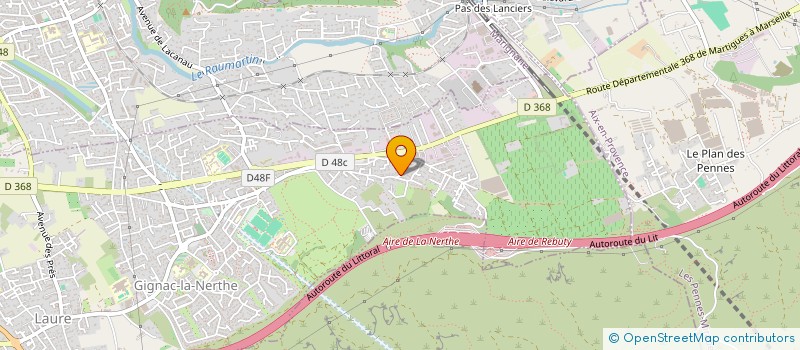 localisation de l'entreprise SCI SHADYBRIAR AMCP  GIGNAC-LA-NERTHE