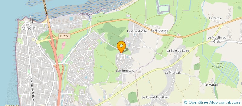 localisation de l'entreprise SCI SHAH à SAINT-BREVIN-LES-PINS