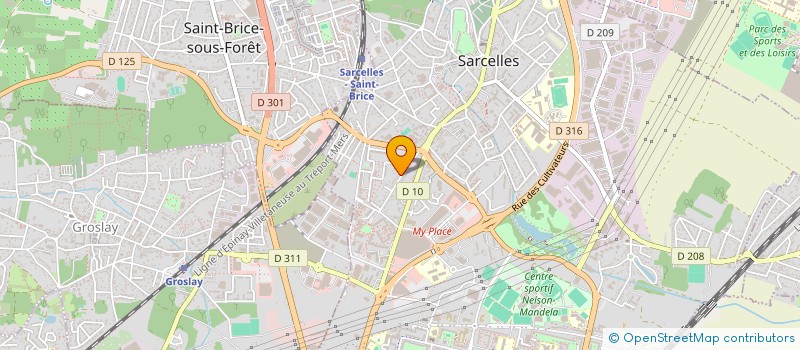 localisation de l'entreprise SCI SHAH PATRIMOINE à SARCELLES