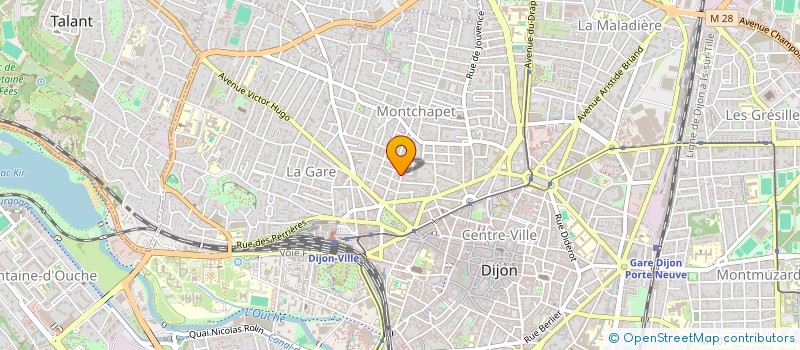 localisation de l'entreprise SCI SHAHR à DIJON