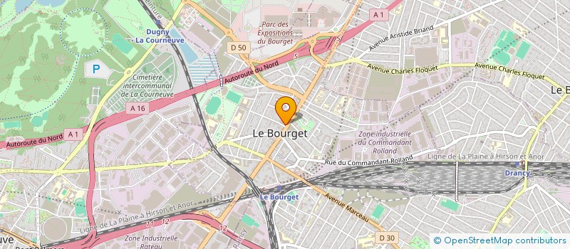 localisation de l'entreprise SCI SHAHWAR à LE BOURGET