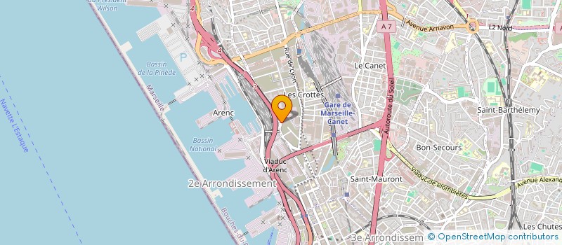 localisation de l'entreprise SCI SHAINEZ à MARSEILLE