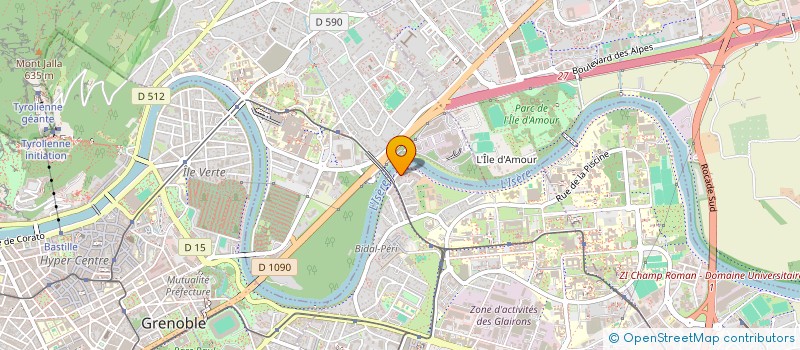 localisation de l'entreprise SCI SHALFORD  SAINT-MARTIN-D'HERES