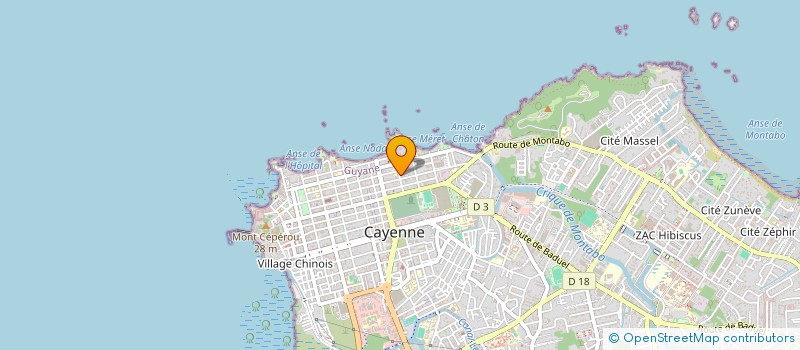 localisation de l'entreprise SCI SHALIA  CAYENNE