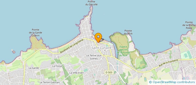 localisation de l'entreprise SCI SHALIMAR  SAINT-LUNAIRE
