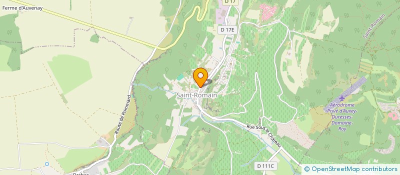 localisation de l'entreprise SCI SHAMBA  SAINT-ROMAIN