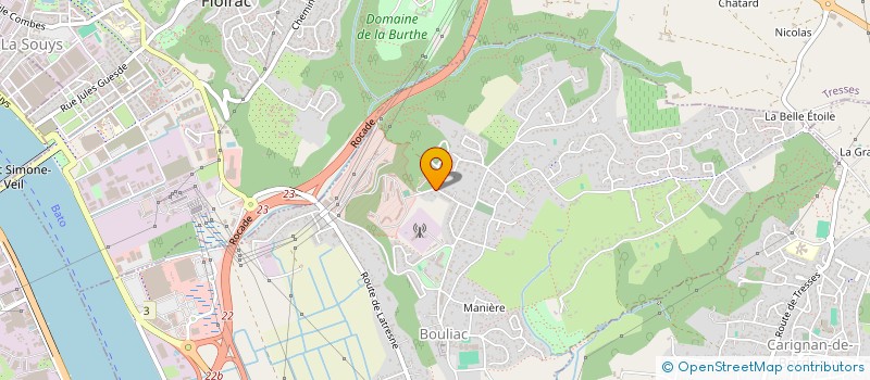 localisation de l'entreprise SCI SHAMROCK  BOULIAC