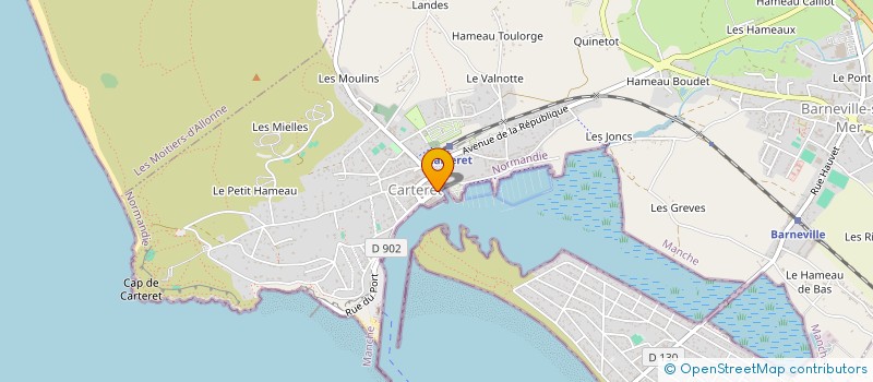 localisation de l'entreprise SCI SHAMROK à BARNEVILLE-CARTERET