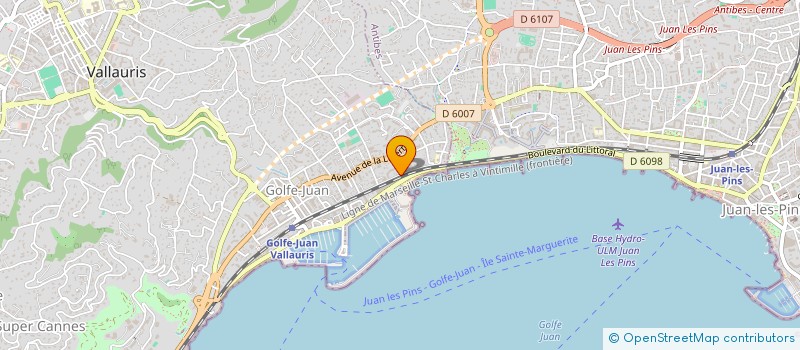 localisation de l'entreprise SCI SHAMS à VALLAURIS