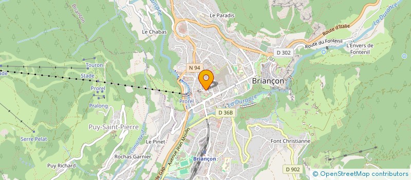 localisation de l'entreprise SCI SHAMS  BRIANCON
