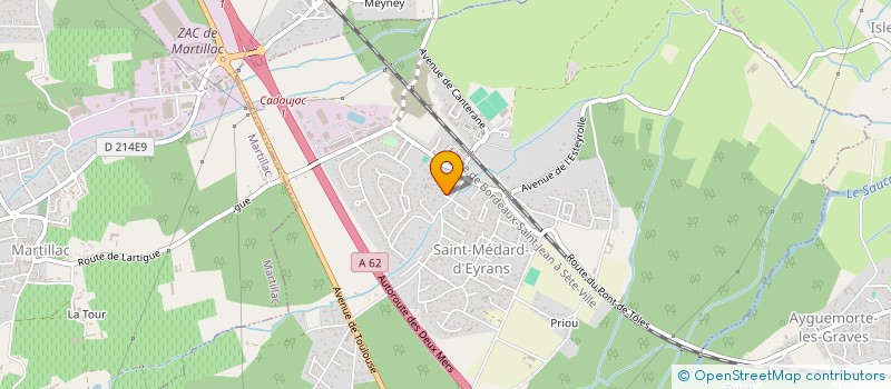 localisation de l'entreprise SCI SHAMS  SAINT-MEDARD-D'EYRANS