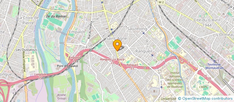 localisation de l'entreprise SCI SHAN à TOULOUSE